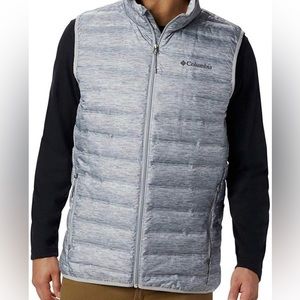 Men’s Columbia vest size Small grey NWT